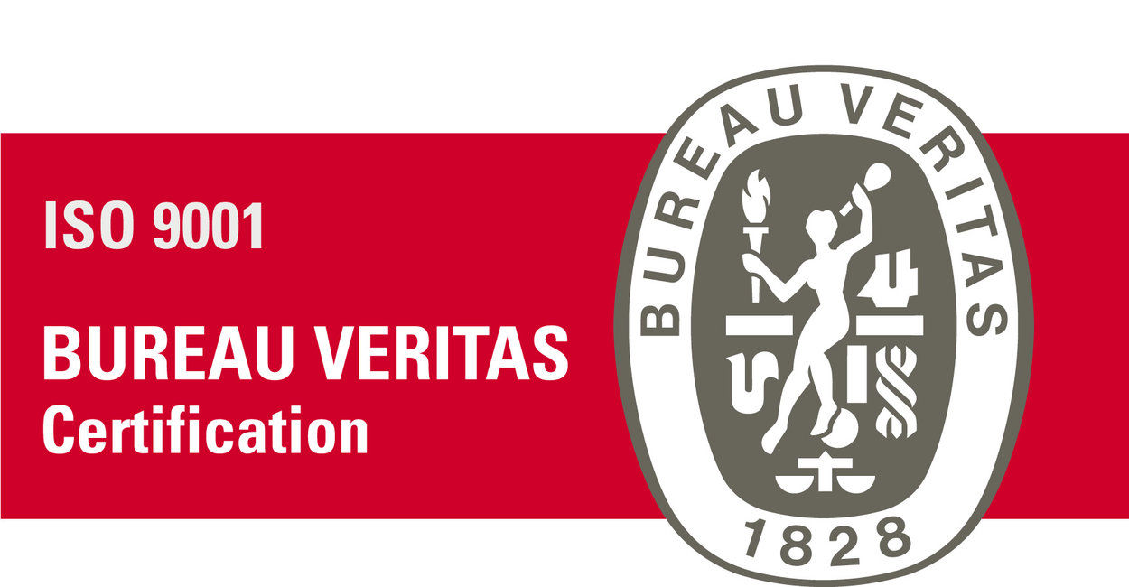 Bureau Veritals Certifiering ISO 9001 logotyp